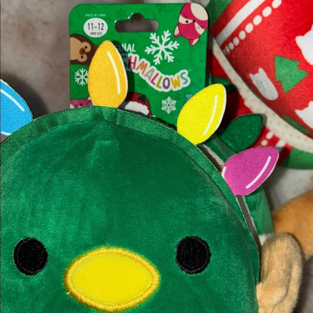 (1) Choice of Squishmallow kids slippers
